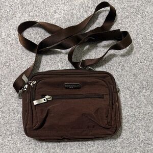 Baggalini Triple Zip Small Crossbody